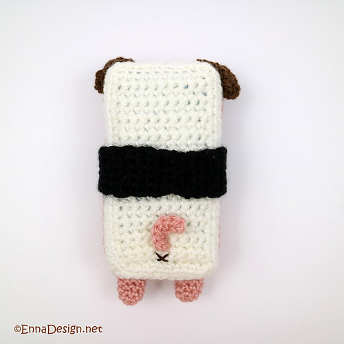 Ravelry: Spug (Spam) Musubi Tissue Cozy pattern by Enna Design