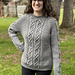 Eternal Braids Cable Seamless Sweater pattern