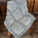Square Tiles Brioche Blanket pattern