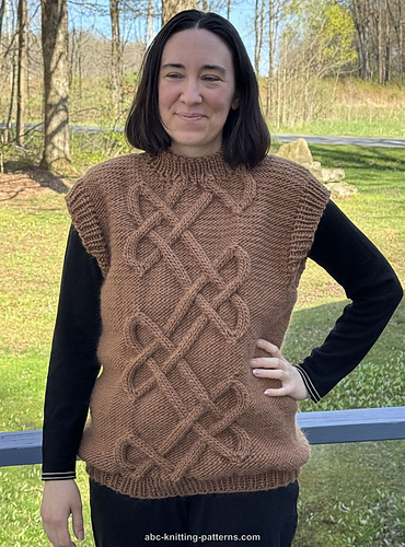 Knotwork Cable Vest