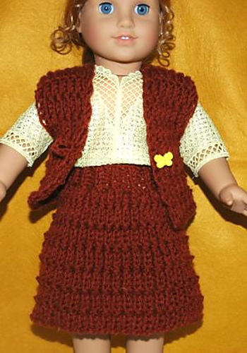 Ravelry: American Girl Doll Skirt pattern by Elaine Phillips
