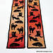 Cat Yoga Scarf pattern 