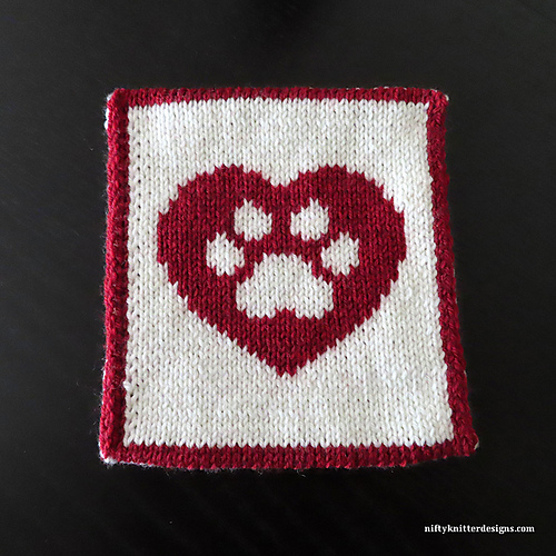 Pawprint Heart Potholder photo 4