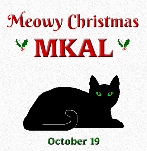 Meowy Christmas Skjerf - Lisa Hannan Fox