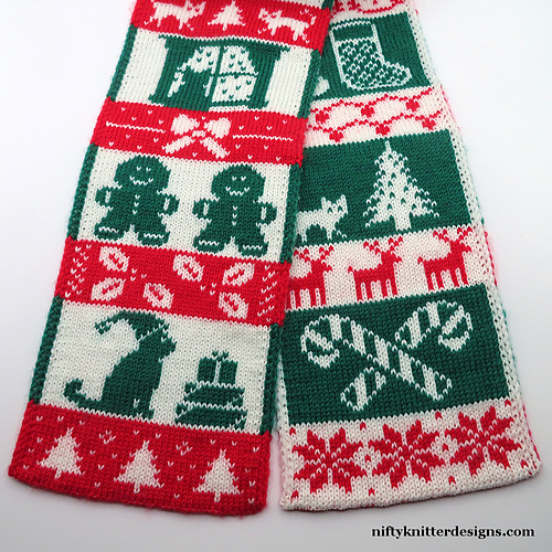 Meowy Christmas Skjerf - Lisa Hannan Fox