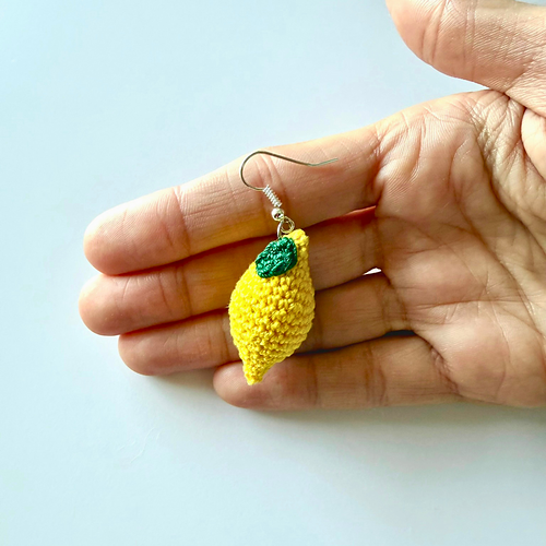 Ravelry: Lemon Earrings and Keychain pattern by Eleonora Cugini ...