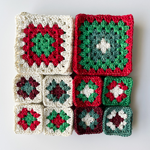 Granny Square Bordløper - Eleonora Cugini (Elendipity)