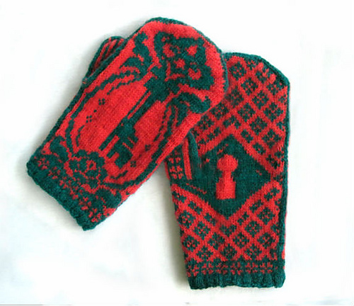 Skeleton Key Mittens photo 6