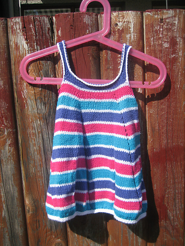 Striped bubble dress photo 1