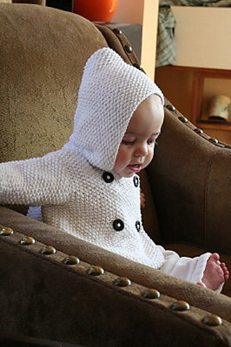Seed Stitch Baby Jacket photo 1