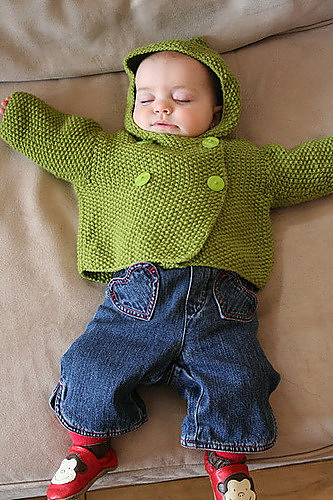 Seed Stitch Baby Jacket photo 4
