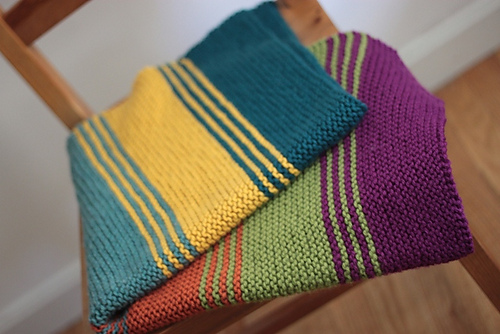 Ravelry: Simply Stripes Baby/Lap Blanket pattern by Elizabeth Smith - Main Image