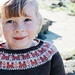Bairns Crofthoose Yoke pattern 