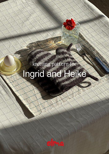 INGRID + HEIKE: Oven mitt & Potholder