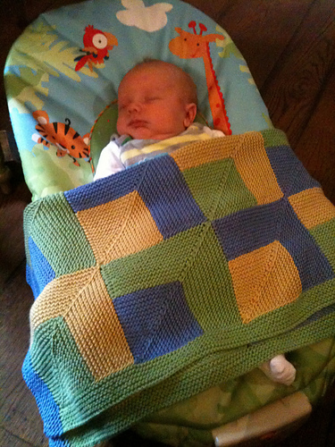 Cousins' Mitre Square Baby Blanket