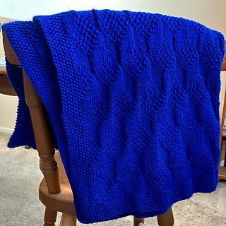 Ravelry: Diamond and Lozenge Baby Blanket pattern by Raveler yunitsak