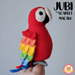 Jubi the Scarlet Macaw pattern