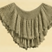 Ladies' Shawl with Yoke pattern 