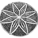 Single Flower Doily pattern 