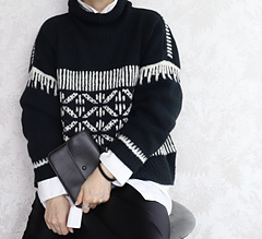 Size 3
with 54.5 cm / 21 ½” positive ease

Nomadnoos Yak