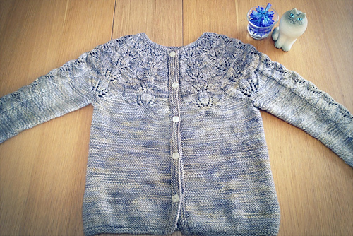 Leaves cardigan 木の葉のカーディガン 다른 모습 1