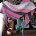 Colorful Boomerang Shawl pattern 