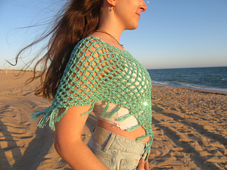 Lolita círculo, color: menta, 6mm hook, Size 2