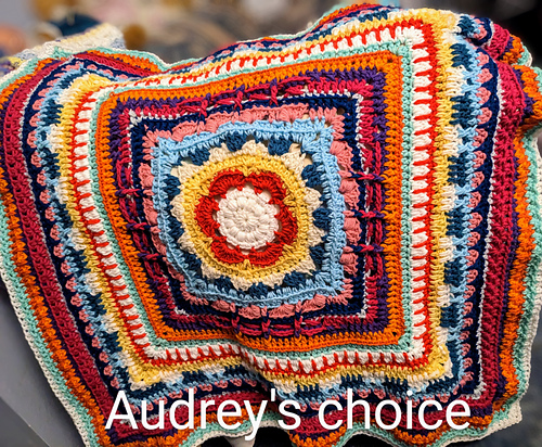 Ravelry: Audrey's choice blanket pattern by Esther York
