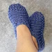 Denim Slippers pattern 