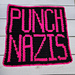 Punch Nazis Tapestry pattern