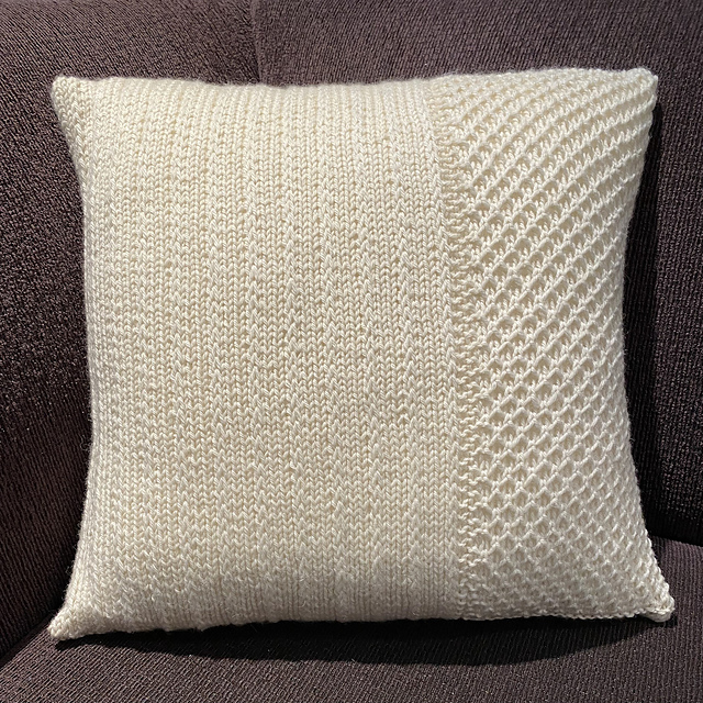 Ravelry Classic Textures Pillow pattern by Caron Design Team