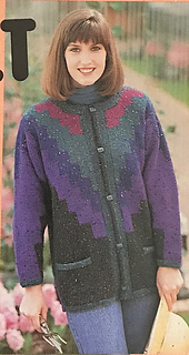 Ravelry: Diagonal Jacket pattern by Nadia Severns