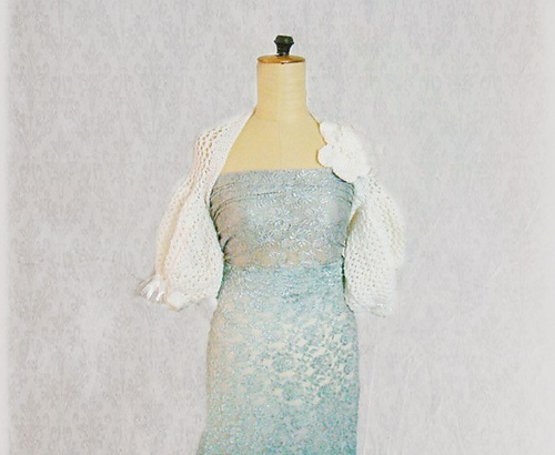 Puff-sleeve Selskapsshrug - faima othman