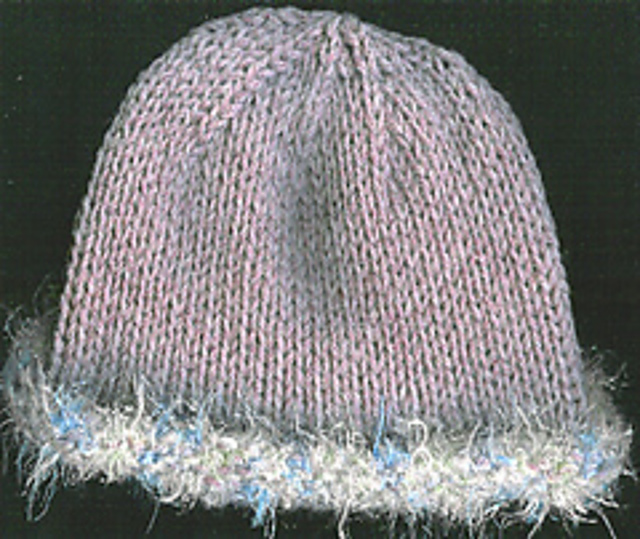 Fluffy Roll Brimmed Hat