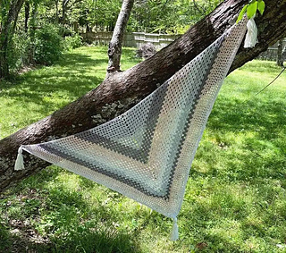 Ravelry: Easy Shawl pattern by Amanda Saladin