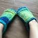Chunky Flat Knit Slippers pattern 