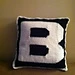 Big B Pillow pattern 