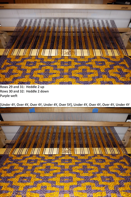 Ravelry: fiametta's Deflected double weave on a rigid heddle loom