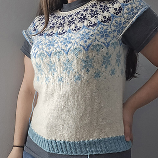 The re-knit body with the changes on the increases really improved the fit