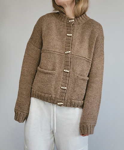 Ravelry: Woods Knit Cardigan pattern by fibers + pines