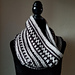 Pinstripes & Lace Cowl pattern 