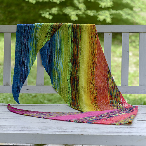bias shawl
