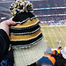 Striped hat for team spirit! pattern 