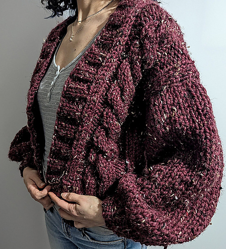 Giant sleeves cardi