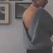 Open Back Sweater pattern 