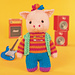 Paul the Punky Pig pattern 