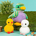 Daddy Duck and Family pattern 