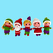 Santa's Little Helpers pattern 