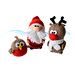 Santa, Rudolph and Robin pattern 