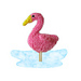 Teeny Flamingo pattern 